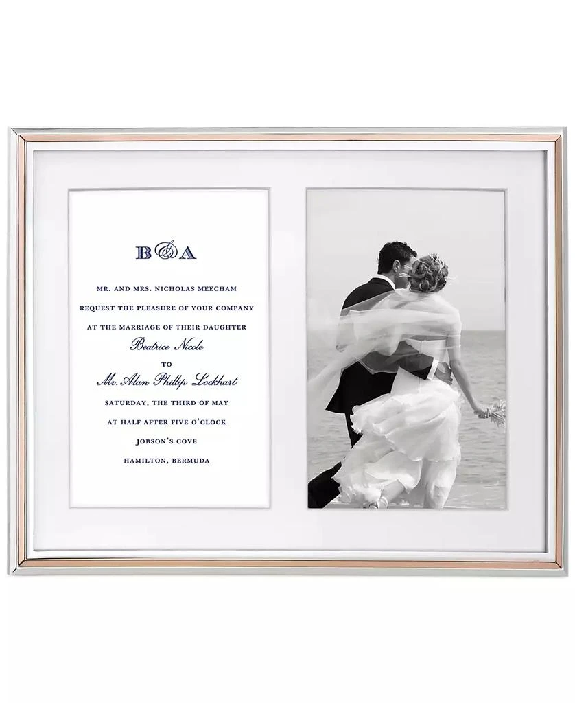 商品Kate Spade|new york Rosy Glow Double Invitation Frame,价格¥489,第1张图片