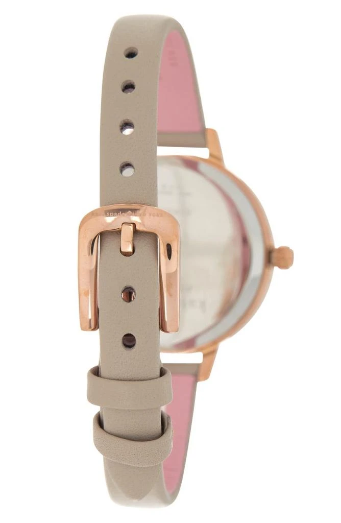 商品Kate Spade|women's metro leather strap watch, 30mm,价格¥891,第2张图片详细描述