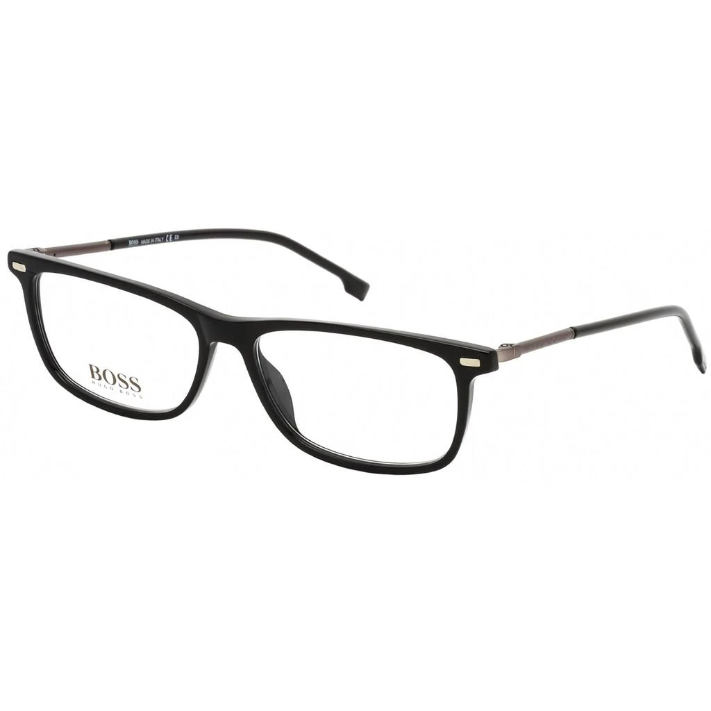 商品Hugo Boss|Hugo Boss Men's Eyeglasses - Clear Demo Lens Rectangular Frame | BOSS 1229/U 0807 00,价格¥335,第1张图片