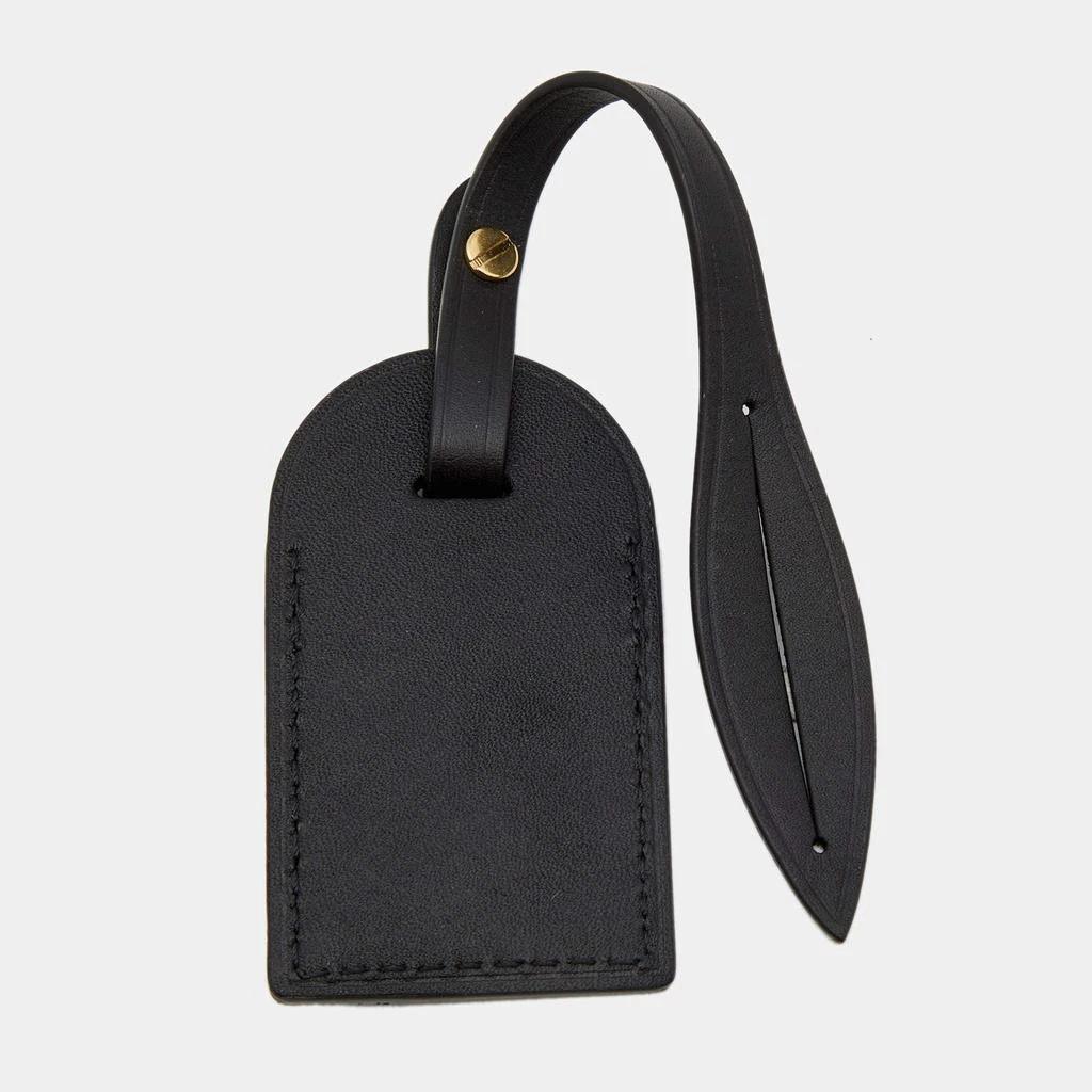 商品[二手商品] Louis Vuitton|Louis Vuitton Black Leather Luggage Name Tag,价格¥1124,第2张图片详细描述