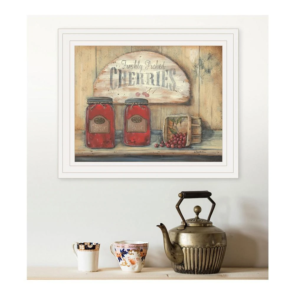 商品Trendy Décor 4U|Trendy Decor 4U CHERRY JAM by Pam Britton, Ready to hang Framed print, White Frame, 17" x 14",价格¥546,第2张图片详细描述