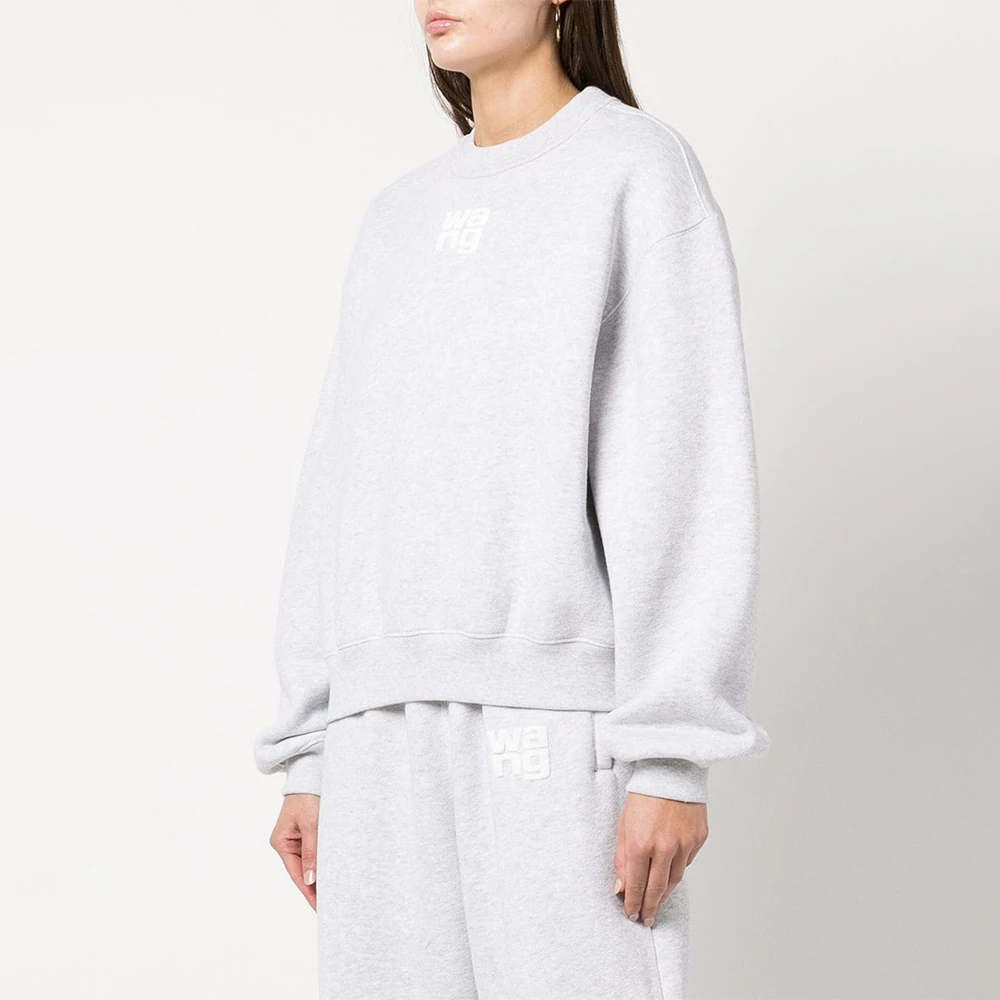 ALEXANDER WANG 浅灰色女士卫衣/帽衫 4CC3221360-050 商品