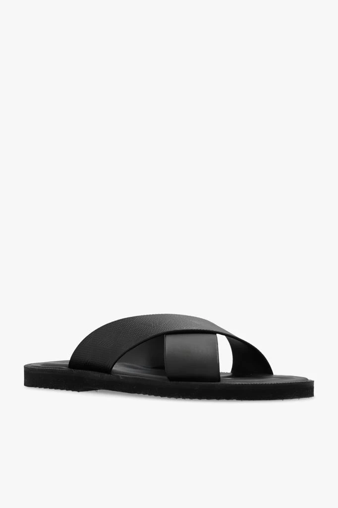 商品Emporio Armani|Slides with logo,价格¥2102,第4张图片详细描述