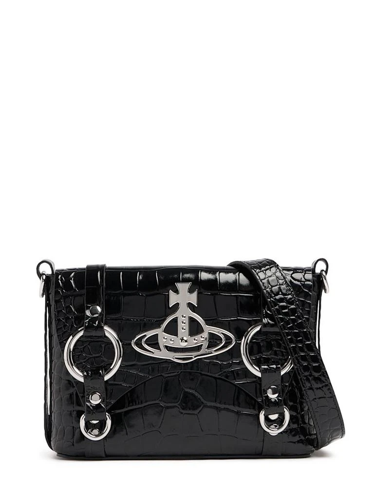商品Vivienne Westwood|Kim鳄鱼压纹皮革斜挎包,价格¥5404,第1张图片