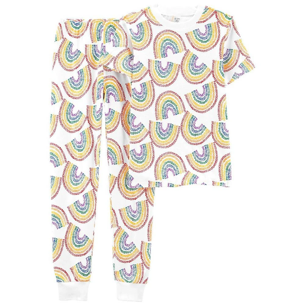 商品Carter's|Adult Rainbow Snug Fit Top and Pant Pajama, 2 Piece Set,价格¥118,第1张图片