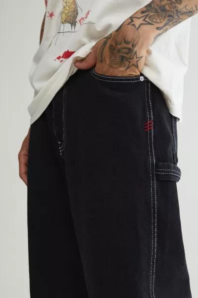 BDG Baggy Skate Fit Jean – Black Contrast Stitch商品第3张图片规格展示
