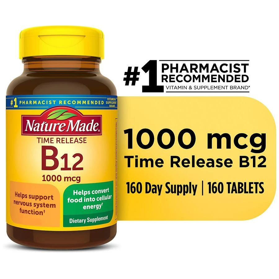 Nature Made Vitamin B12 1000 mcg Time Release Tablets 7