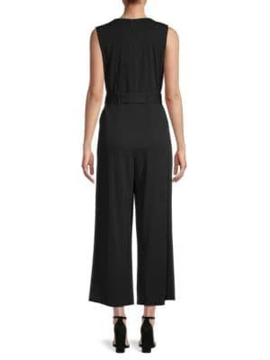 商品Karl Lagerfeld Paris|Belted Cropped Jumpsuit,价格¥278,第2张图片详细描述