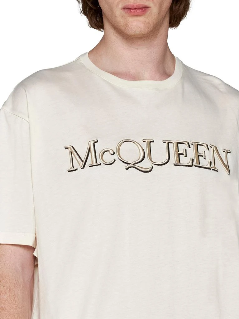 商品Alexander McQueen|Alexander McQueen Logo Printed Crewneck T-Shirt,价格¥1831,第5张图片详细描述