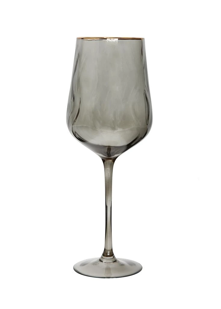 商品Classic Touch Decor|Set of 6 Smoked Wine Glasses,价格¥374,第1张图片