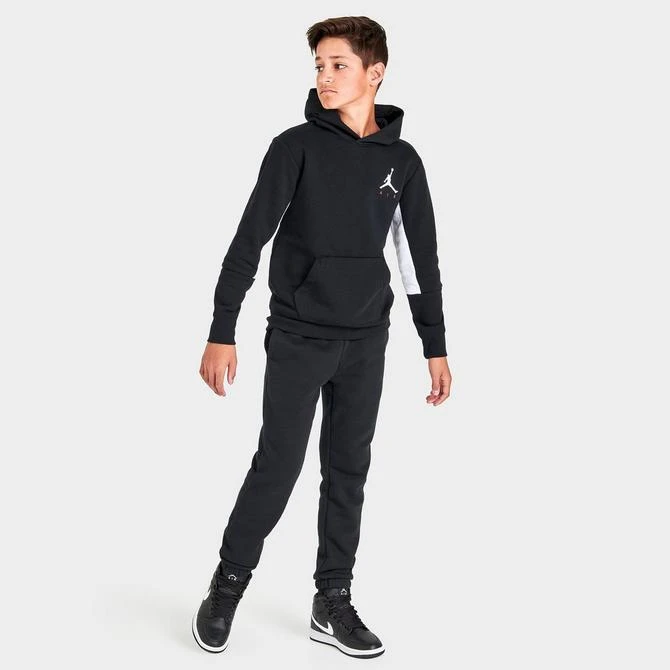 商品Jordan|Boys' Jordan Jumpman Triple Threat Hoodie,价格¥150,第2张图片详细描述