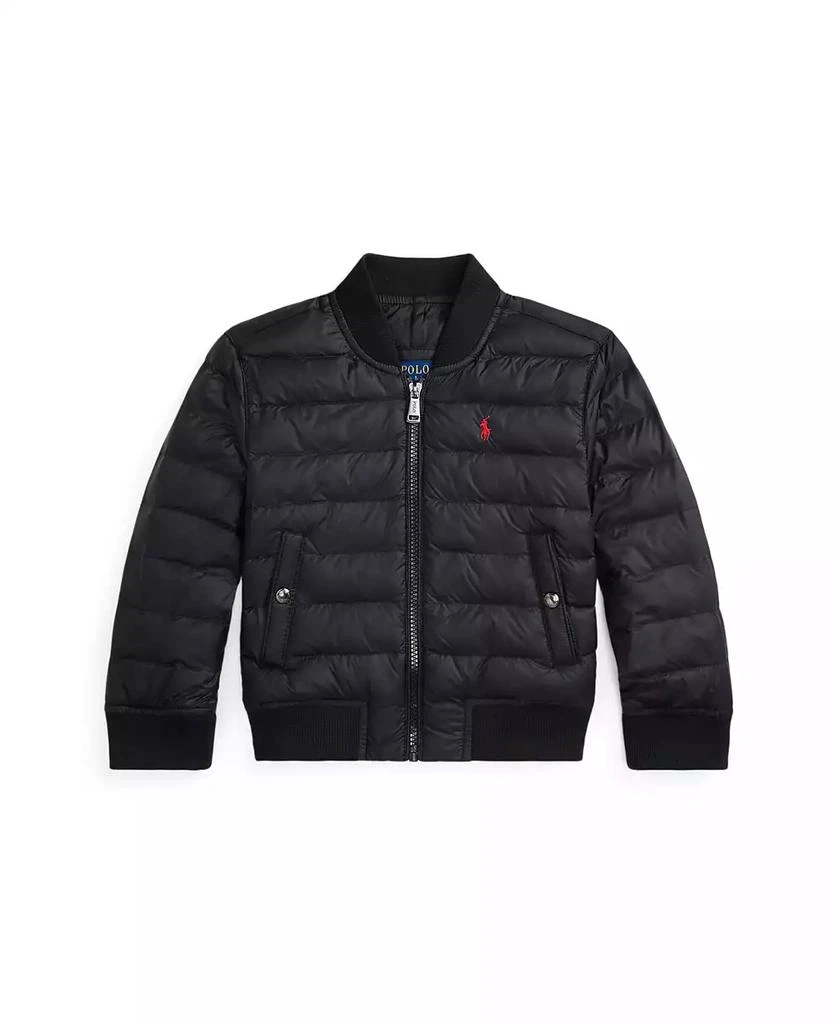 商品Ralph Lauren|Toddler and Little Boys Quilted Baseball Jacket,价格¥749,第1张图片