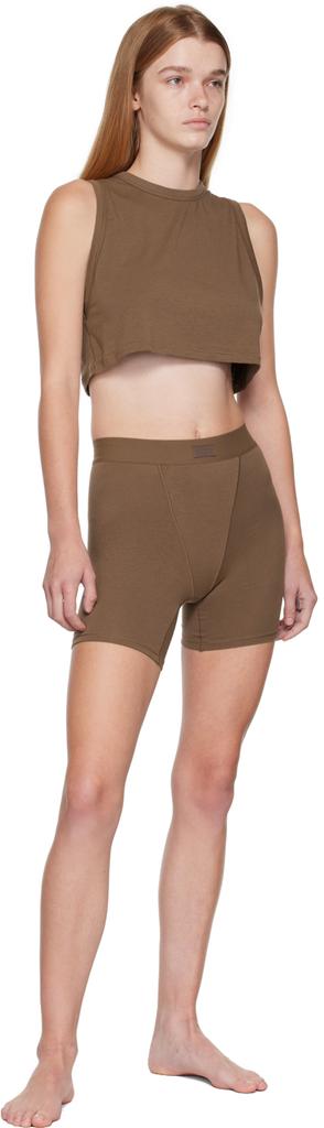 Brown Boxer Boy Shorts商品第4张图片规格展示