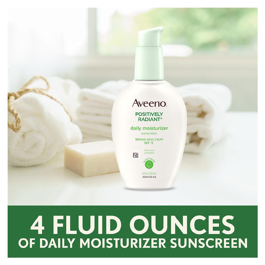 商品Aveeno|Positively Radiant Daily Face Moisturizer SPF 15 SPF 15,价格¥163,第7张图片详细描述