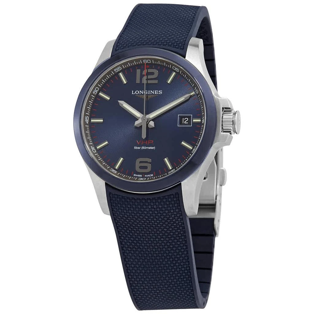 商品Longines|Conquest V.H.P. Quartz Blue Dial Men's Watch L3.729.4.96.9,价格¥5902,第1张图片