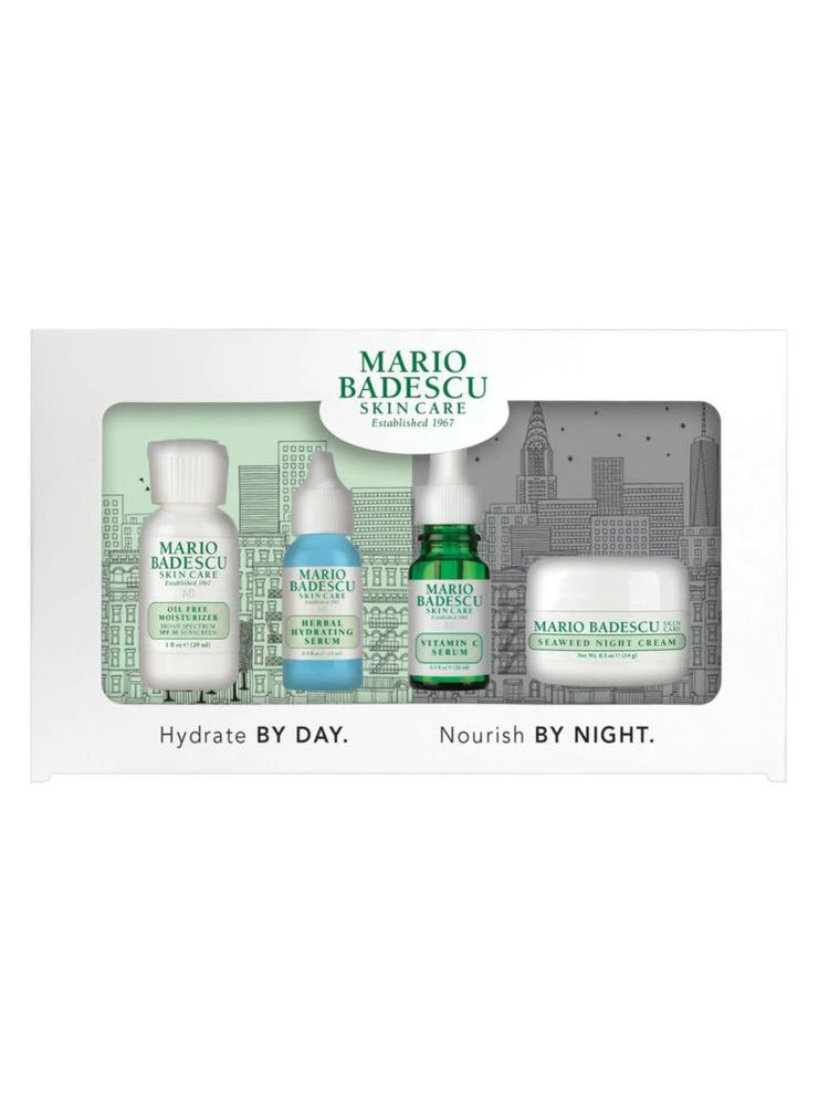 商品Mario Badescu|Hydrate by Day, Nourish by Night 4-Piece Set,价格¥270,第1张图片