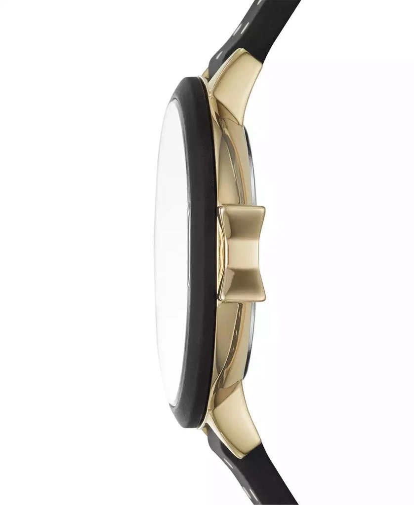 商品Kate Spade|Women's Park Row Black Dot Silicone Strap Watch 34mm,价格¥1110,第2张图片详细描述