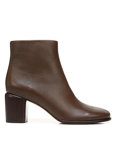 商品Vince|Maggie Leather Ankle Boots,价格¥2574,第1张图片