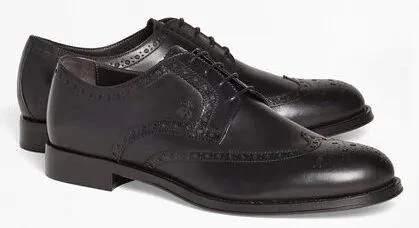 商品Brooks Brothers|1818 Footwear Leather Wingtips,价格¥573,第1张图片