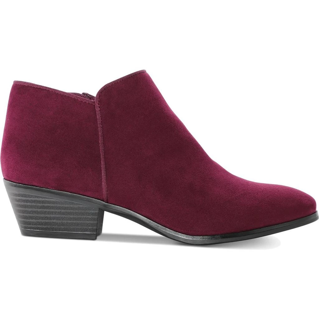 Style & Co. Womens Wileyy Faux Suede Zipper Booties 商品