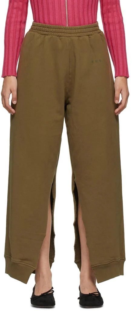 商品MAISON MARGIELA|Khaki Slit Lounge Pants,价格¥1383,第1张图片