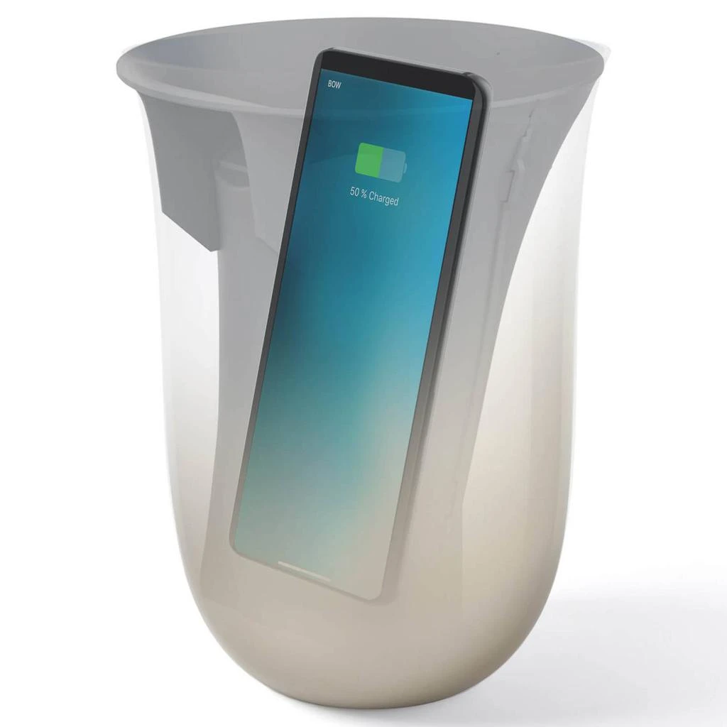 商品The Hut|Lexon OBLIO Wireless Charging Station and UV Sanitiser - Gold,价格¥783,第3张图片详细描述