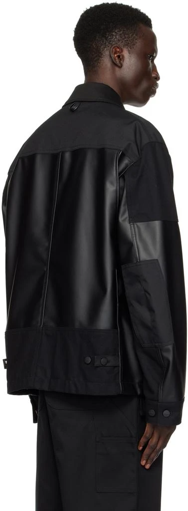 商品Junya Watanabe|Black Carhartt Work In Progress Edition Faux-Leather Jacket,价格¥7989,第3张图片详细描述