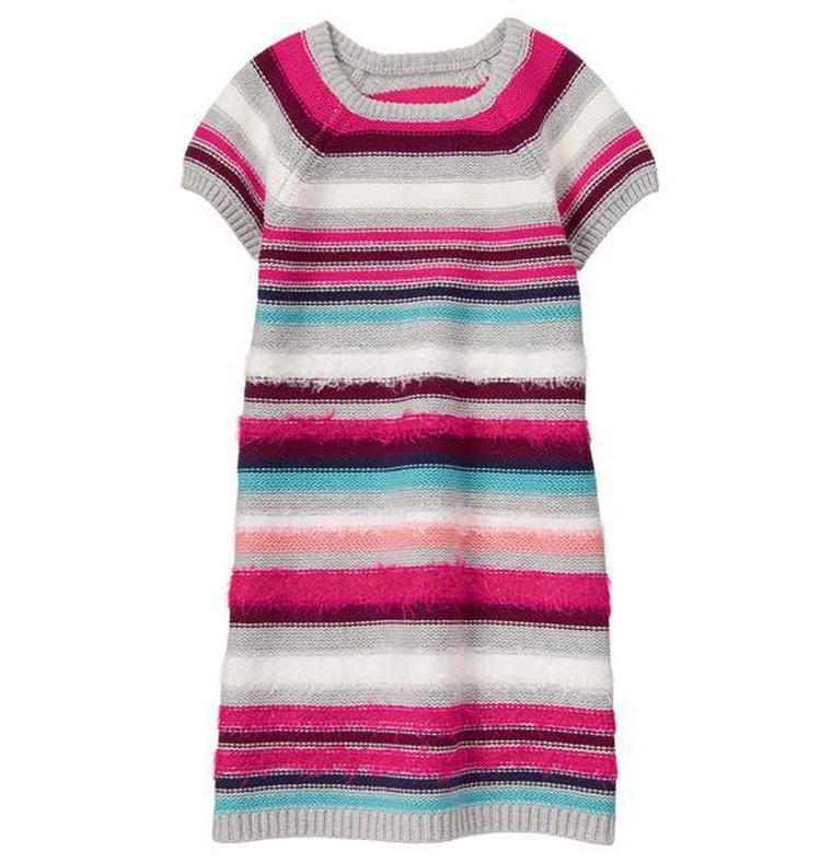 商品Gymboree|Fuzzy Striped Dress,价格¥52,第1张图片