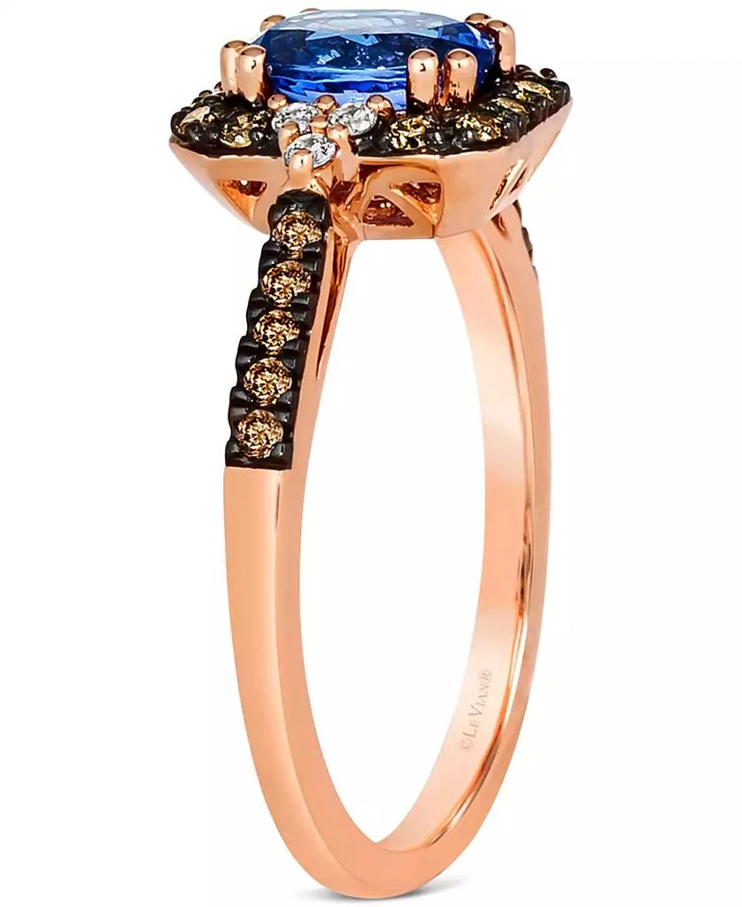 商品Le Vian|Blueberry Tanzanite (3/4 ct. t.w.) & Diamond (1/4 ct. t.w.) in 14k Rose Gold,价格¥9208,第3张图片详细描述