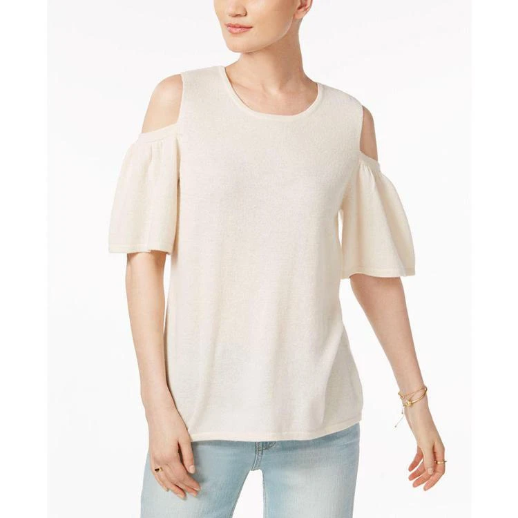 商品Charter Club|Cashmere Cold-Shoulder Sweater, Created for Macy's,价格¥298,第1张图片