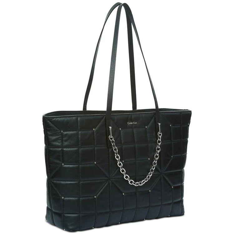 商品Calvin Klein|Hera Quilted Extra-Large Tote,价格¥530,第4张图片详细描述