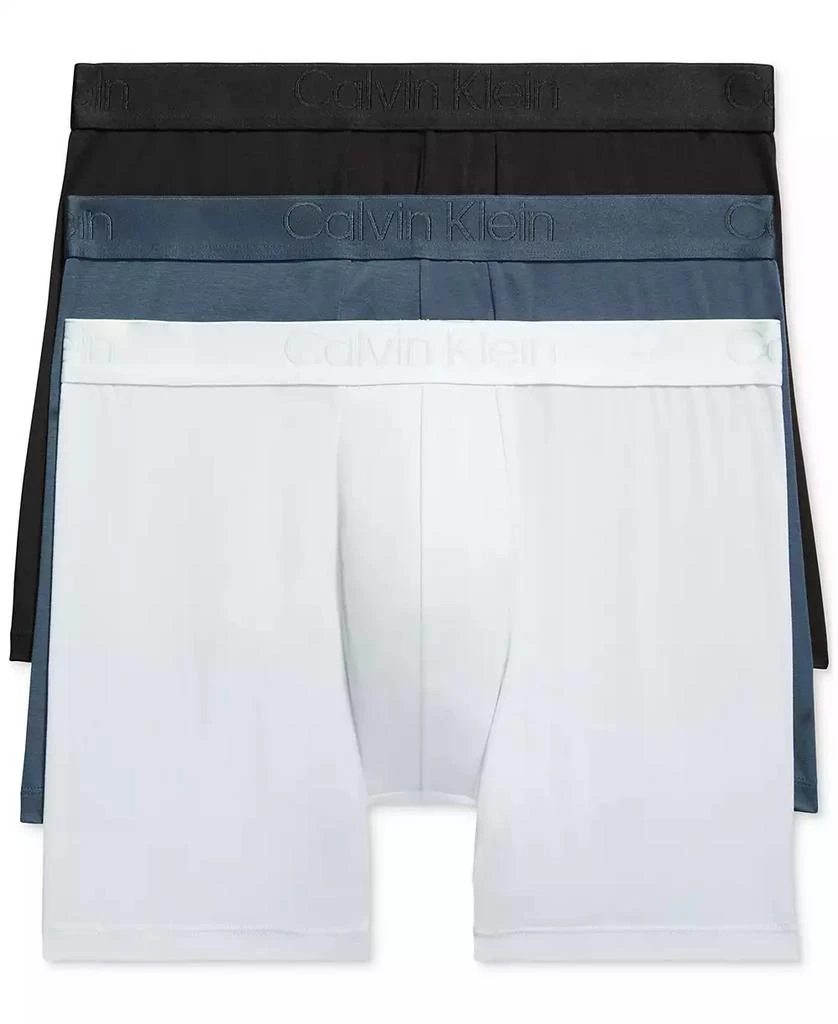 商品Calvin Klein|Men's CK Black Boxer Briefs, Pack of 3,价格¥356,第1张图片