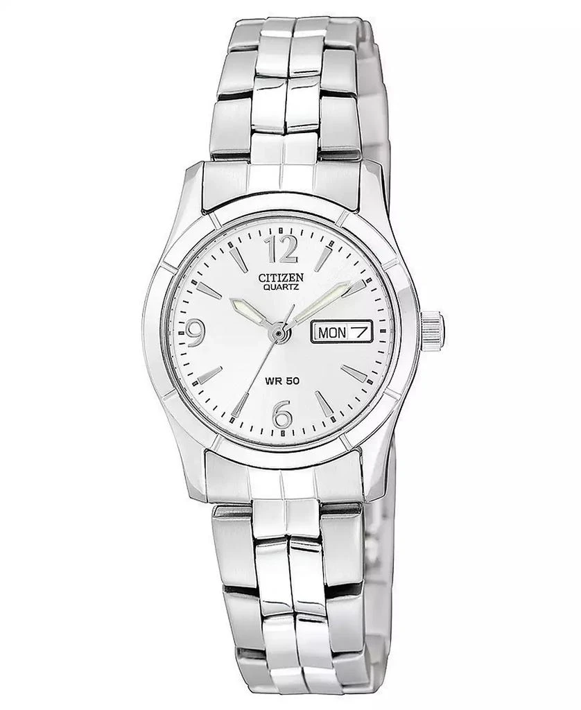 商品Citizen|Women's Stainless Steel Bracelet Watch 25mm EQ0540-57A,价格¥1136,第1张图片