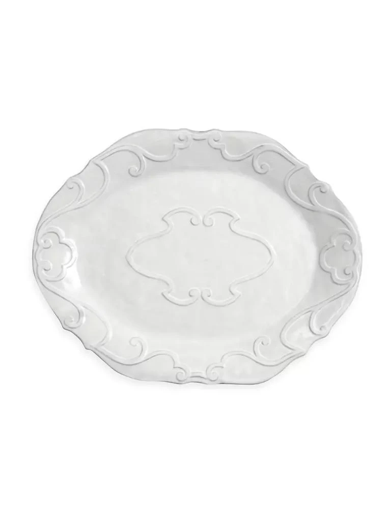 商品Arte Italica|Bella Bianca Ribbon Oval Platter,价格¥1342,第1张图片