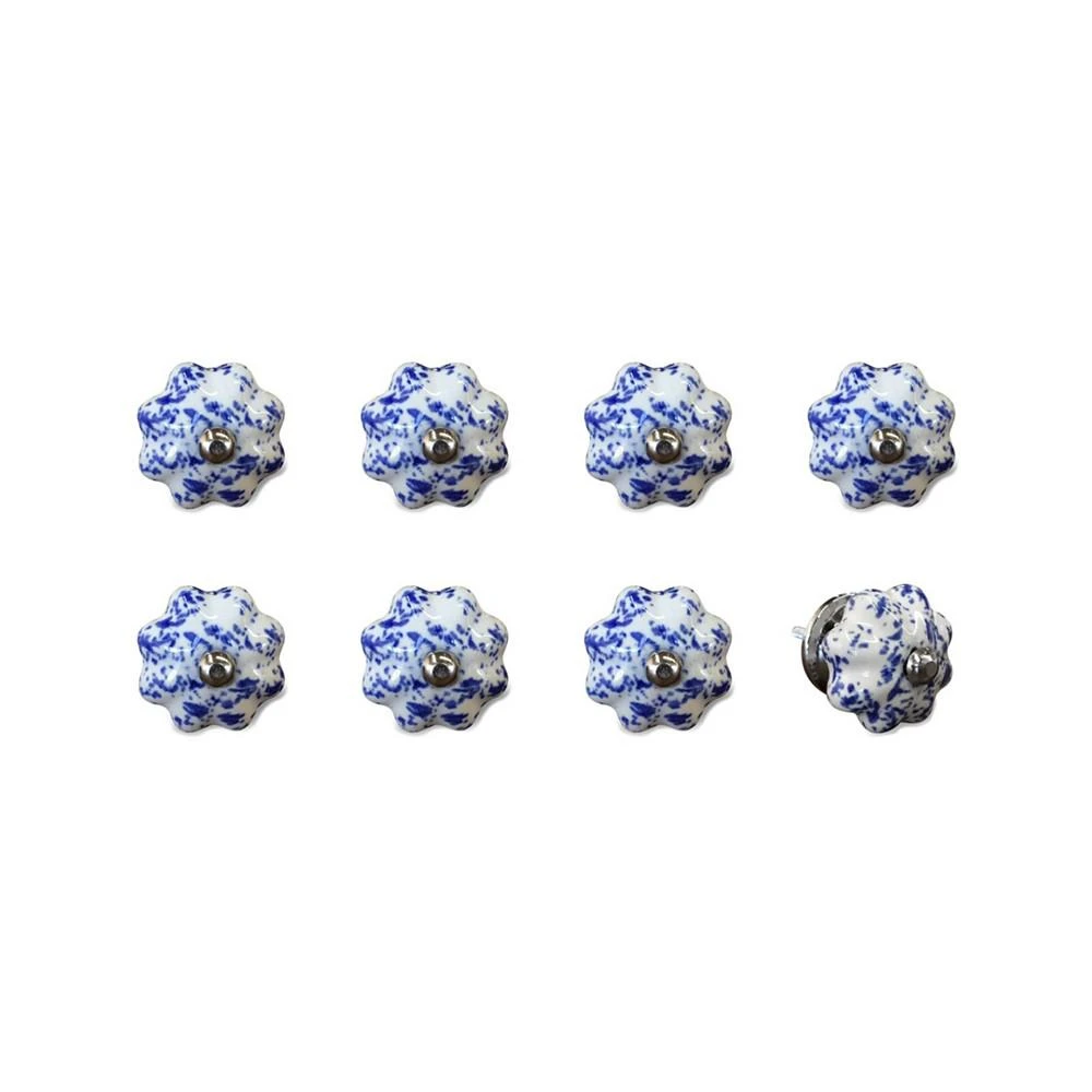 商品KNOB-IT|Handpainted Ceramic Knob Set of 8,价格¥313,第1张图片