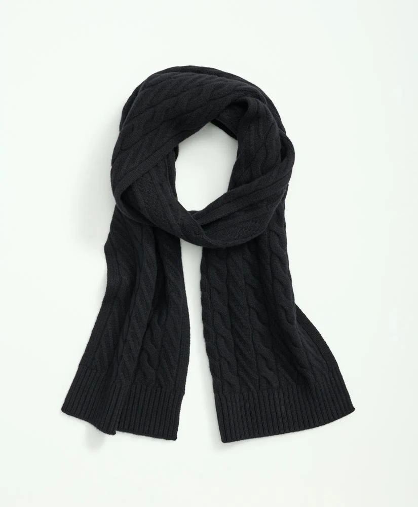 商品Brooks Brothers|Merino Wool and Cashmere Blend Cable Knit Scarf,价格¥492,第1张图片