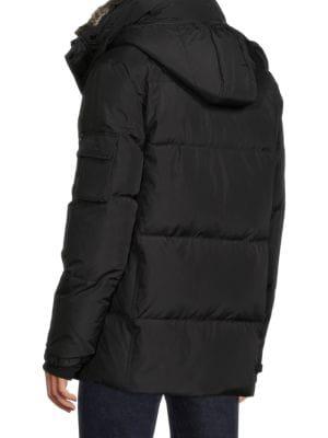 Voyager Faux Fur Trim Down Puffer Jacket商品第4张图片规格展示