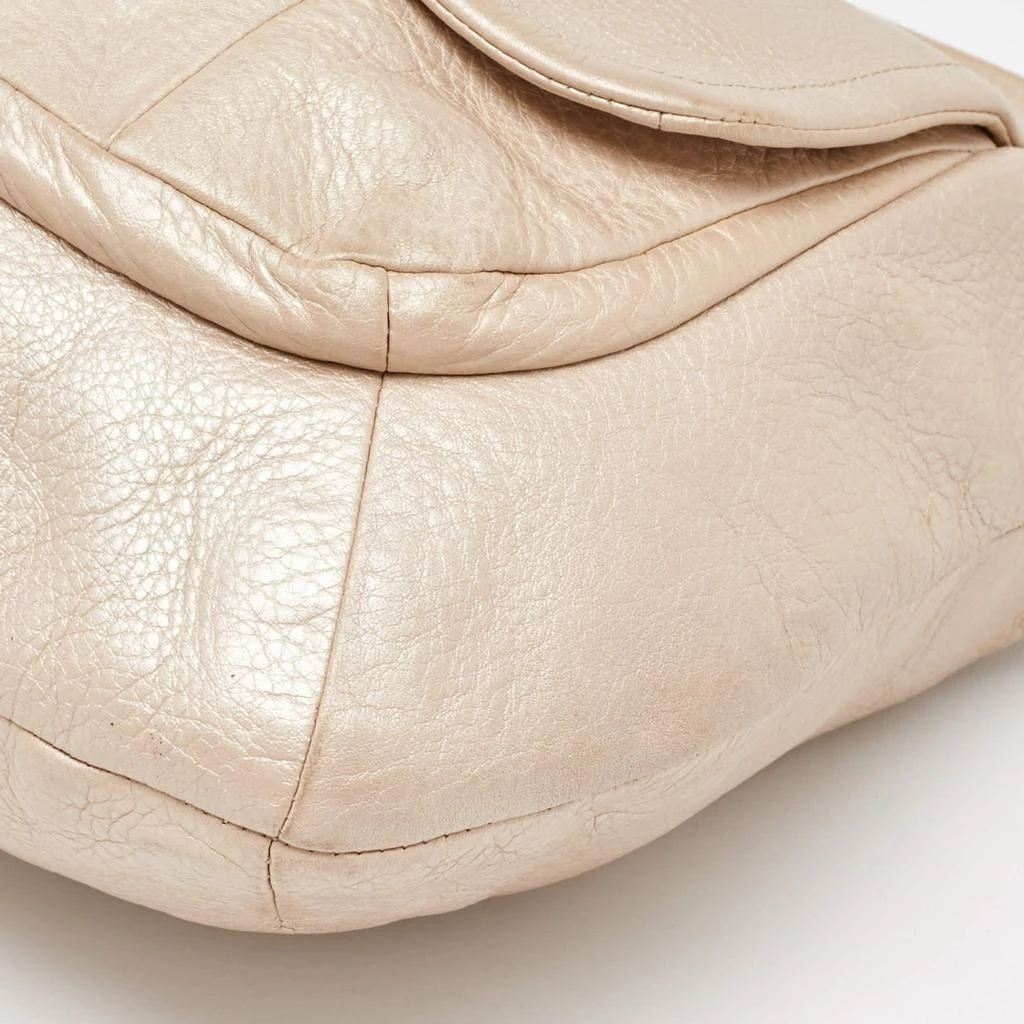 Coach Metallic Beige Leather Kristin Hobo 商品