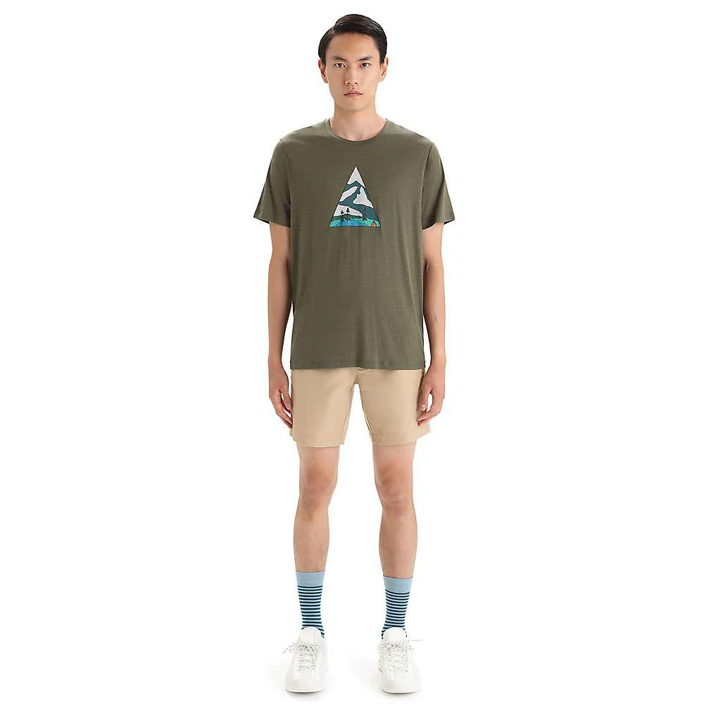 商品Icebreaker|Men's Tech Lite II SS Tee - Camping Grounds,价格¥361,第2张图片详细描述