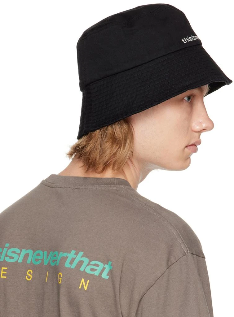 商品thisisneverthat|Black Long Bill Bucket Hat,价格¥184,第3张图片详细描述