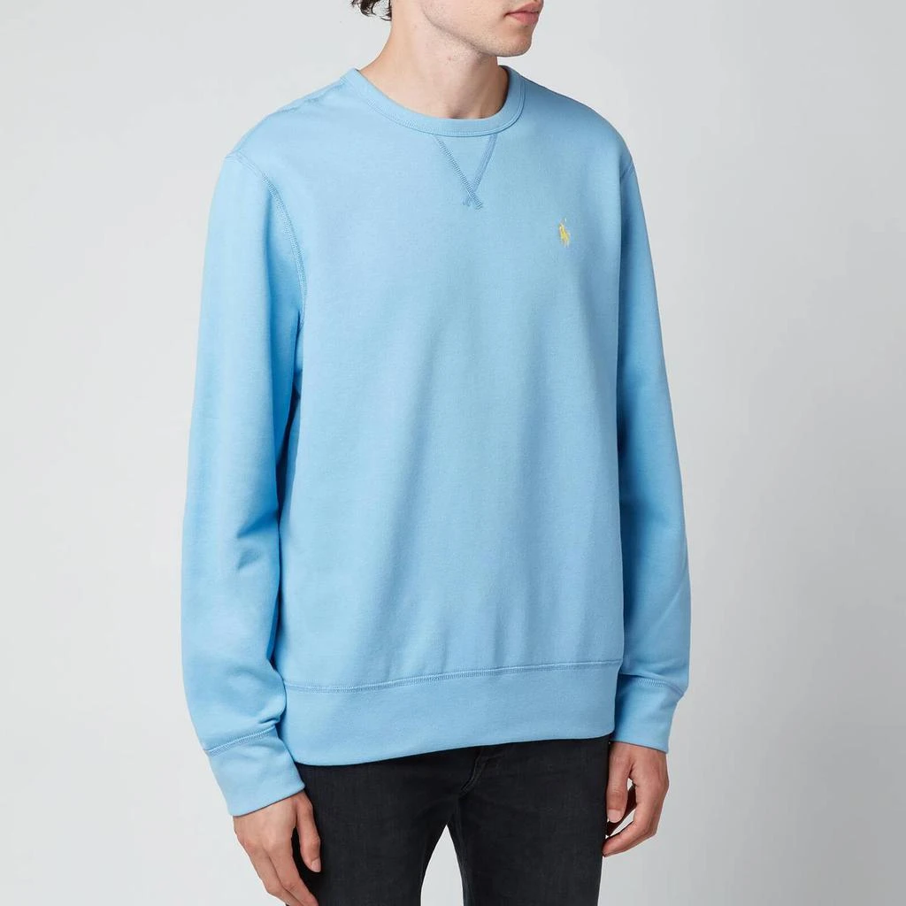 商品Ralph Lauren|Polo Ralph Lauren Men's Fleece Sweatshirt - Blue Lagoon,价格¥625,第1张图片