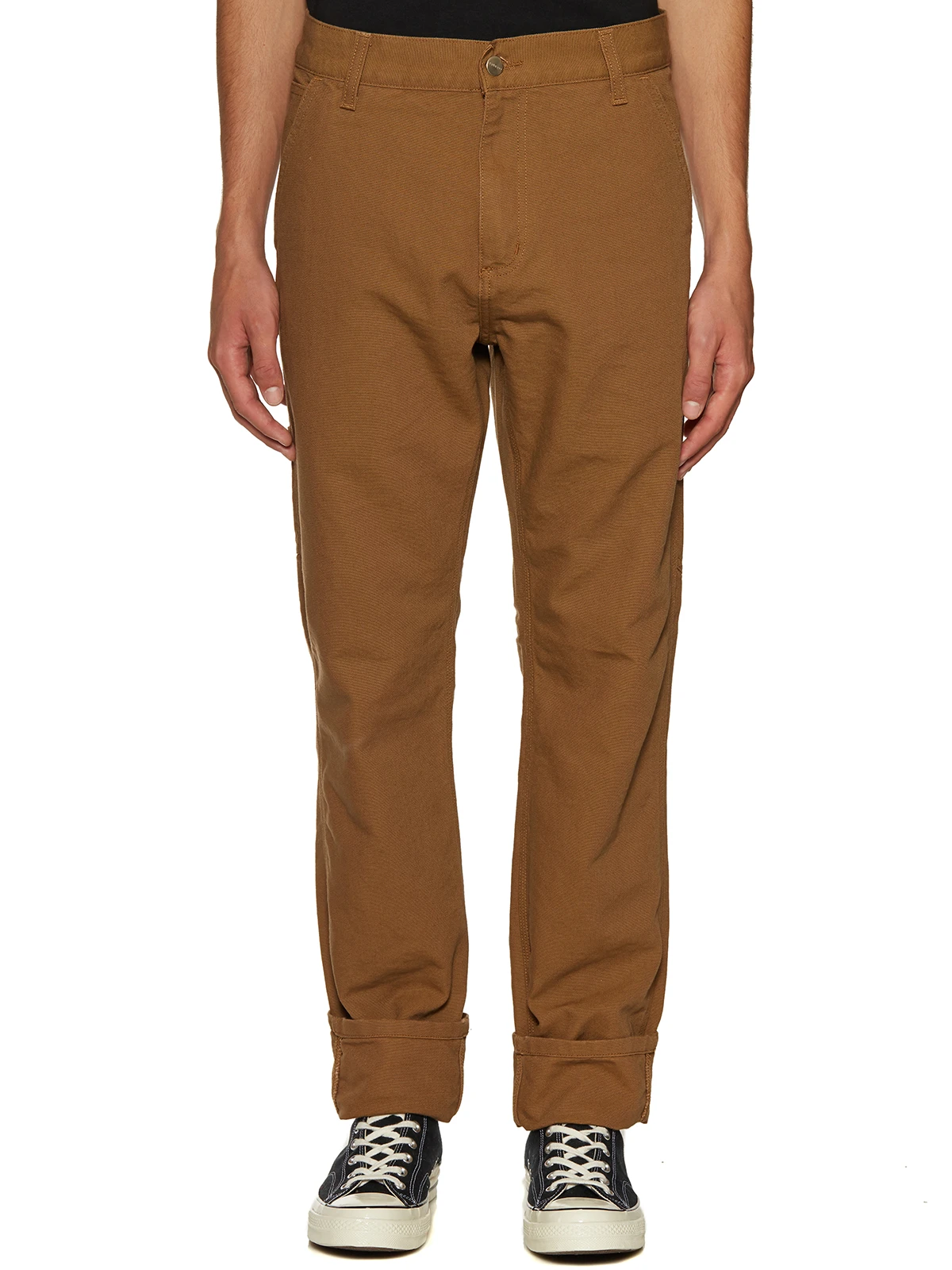 商品Carhartt|Carhartt 男士休闲裤 AI028624HZ0232MARRONE 棕色,价格¥475,第1张图片