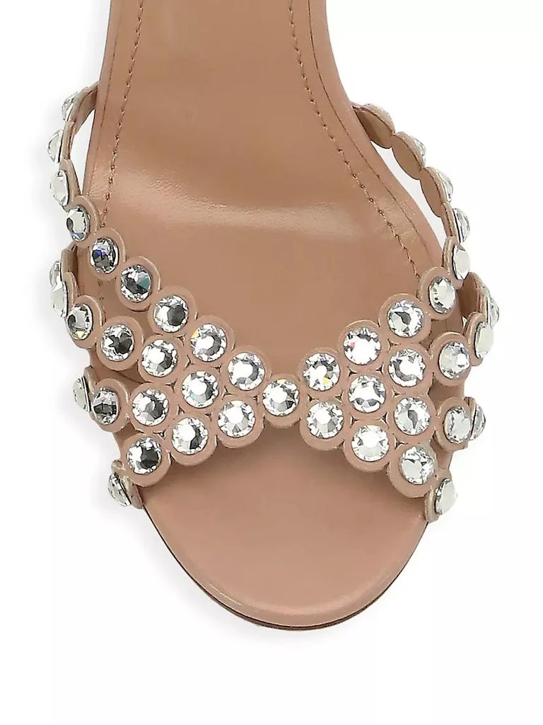 商品Aquazzura|Tequila Crystal-Embellished Leather Sandals,价格¥10736,第4张图片详细描述