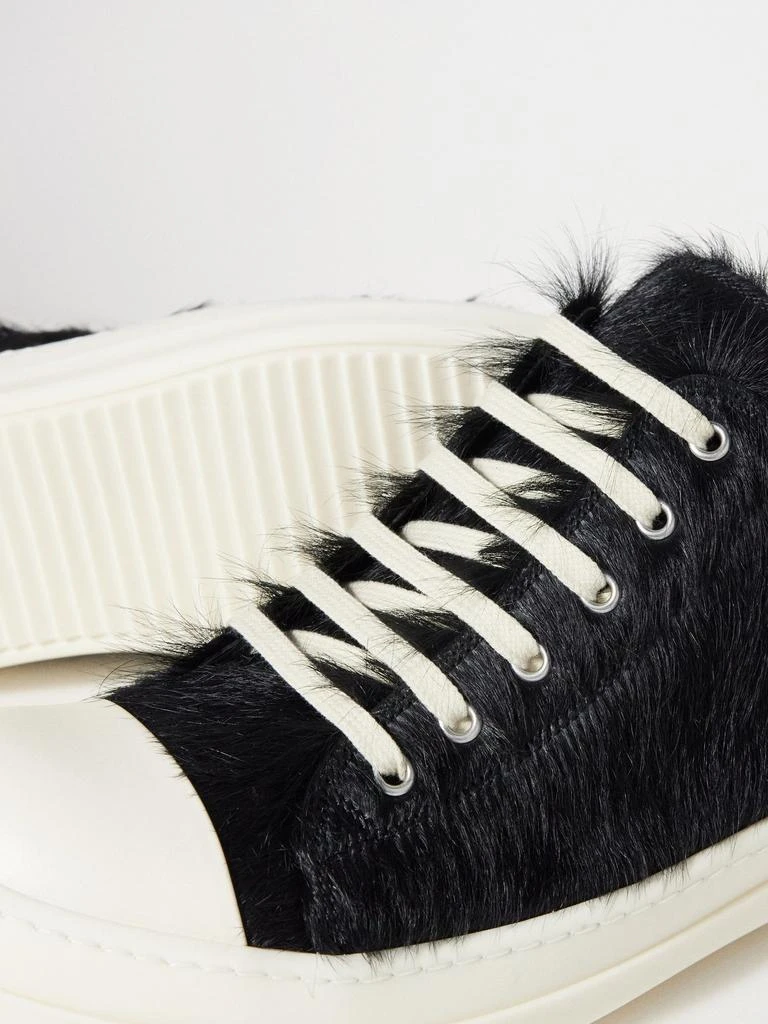 商品Rick Owens|Furry calf hair low-top trainers,价格¥3845,第4张图片详细描述