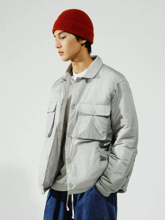 商品COQ|Light Padded Jacket [Gray],价格¥507,第2张图片详细描述