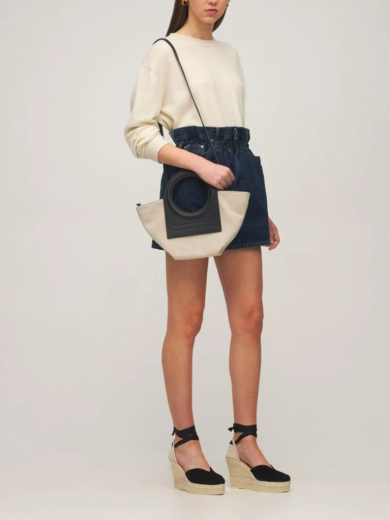 商品Hereu|Cala Mini Canvas Top Handle Bag,价格¥966,第1张图片详细描述