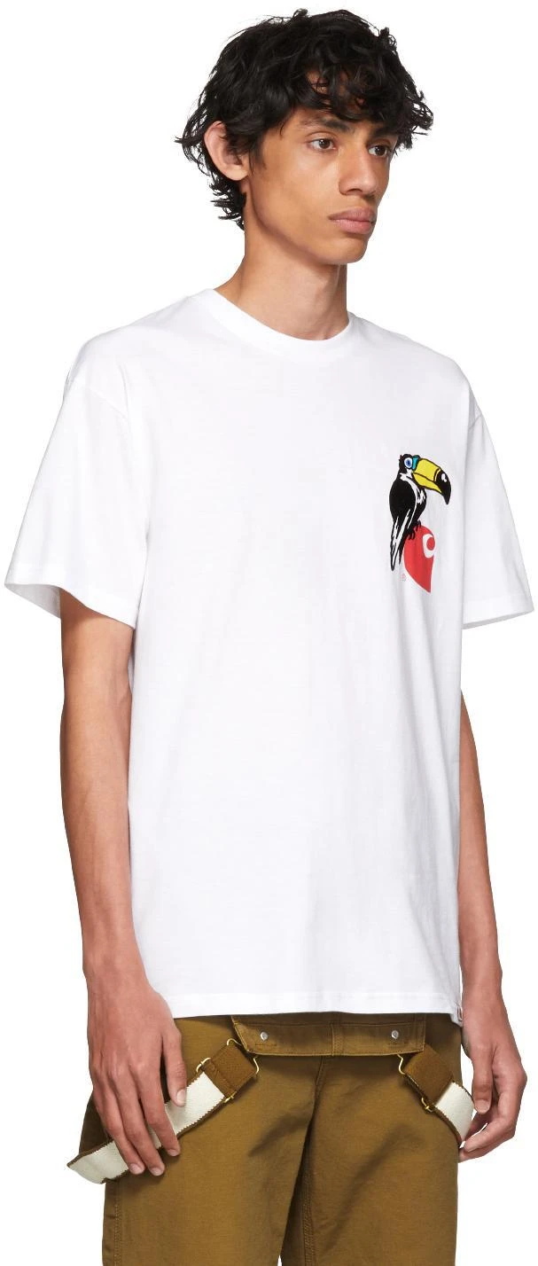 商品Carhartt WIP|White Nosebird T-Shirt,价格¥550,第2张图片详细描述