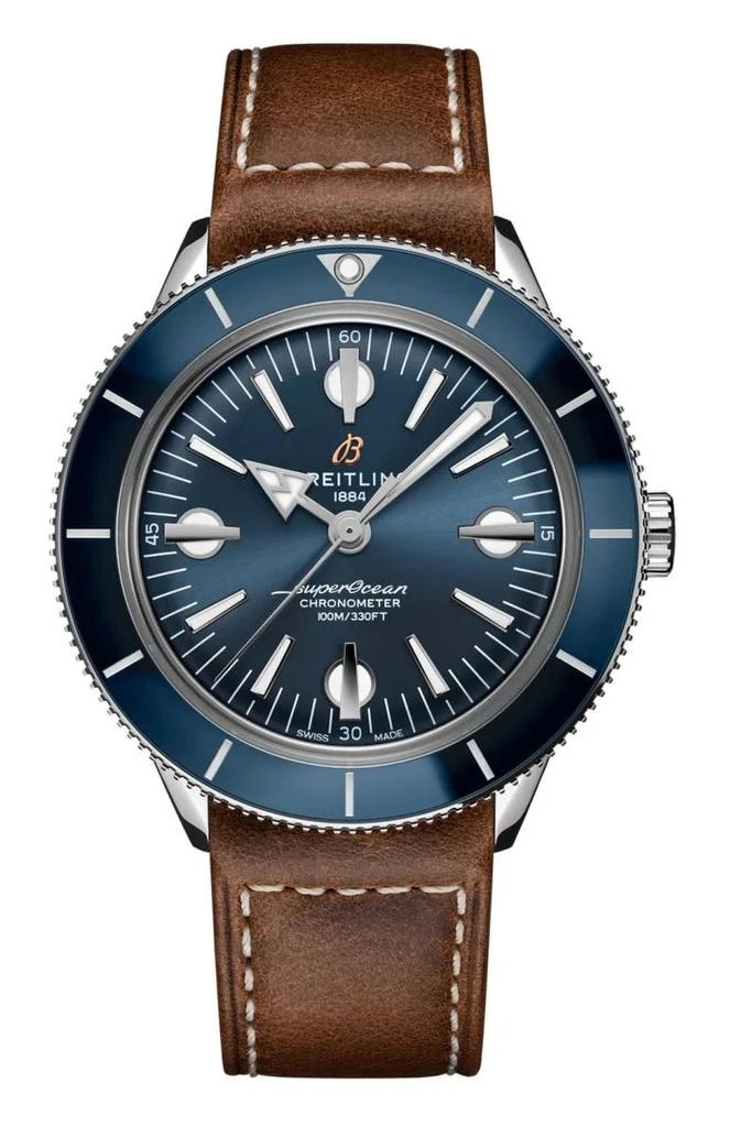 商品BREITLING|Superocean Heritage '57 Automatic Blue Dial Men's Watch A10370161C1X2,价格¥28044,第1张图片