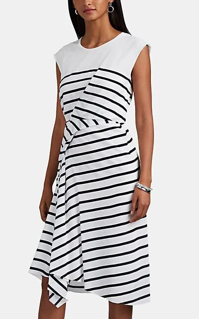 商品Sies Marjan|Anita Striped Silk Shift Dress,价格¥4880,第1张图片
