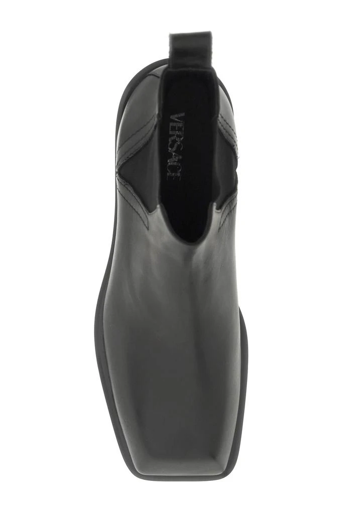 商品Versace|Versace chelsea boots with squared toe,价格¥2755,第2张图片详细描述